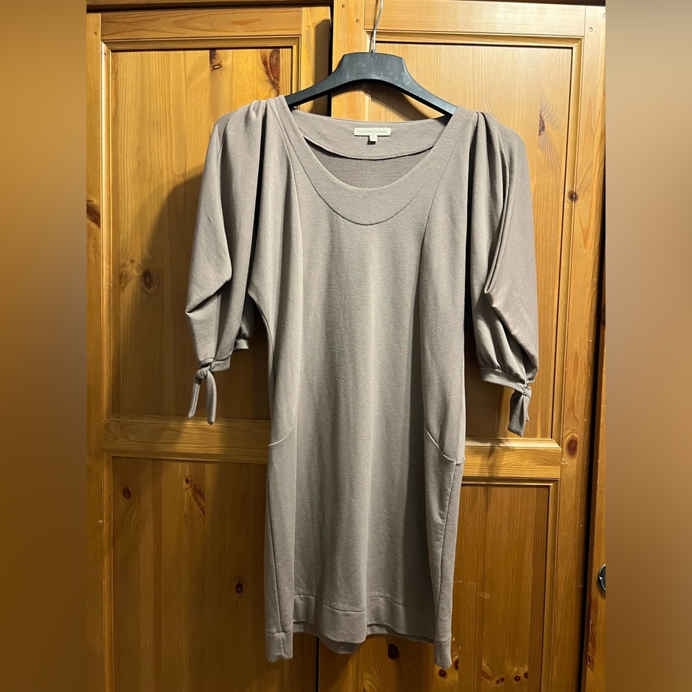 Collective Clothing Mini Dress Beige